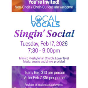 Local Vocals Singin' Social - Feb 17, 2026