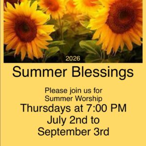 2026 Summer Services